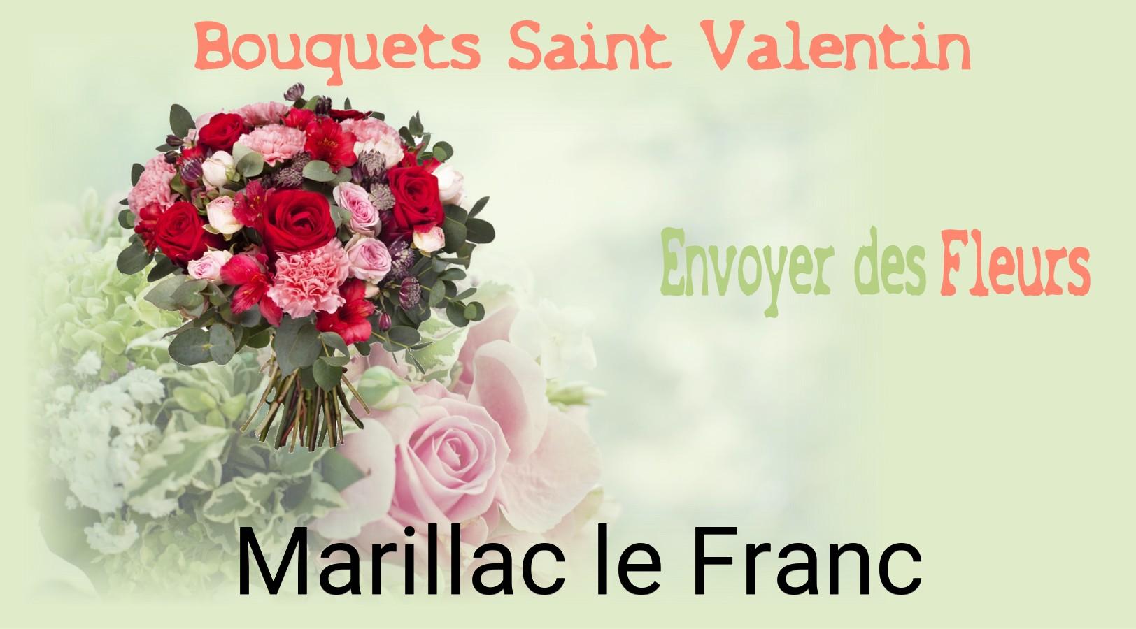 Roses de Saint-Valentin livrées à Marillac-le-Franc